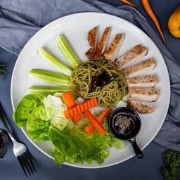 สเต็กหมูย่างจิ้มแจ่ว