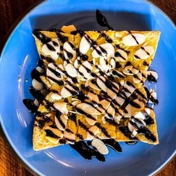 ปังปิ้งอัลมอนด์+ซอสช็อกโกแลต(2ชิิ้น)