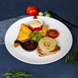 สเต็กอกไก่ย่างสัปปะรด