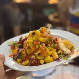 ตำข้าวโพดไข่เค็ม