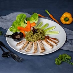 สเต็กไก่ย่างจิ้มแจ่ว