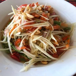 ส้มตำไทย+ปู