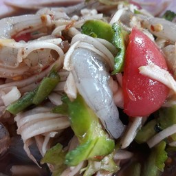 ตำซั่วกุ้งสด