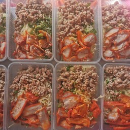 บะหมี่หมูแดงหมูสับ