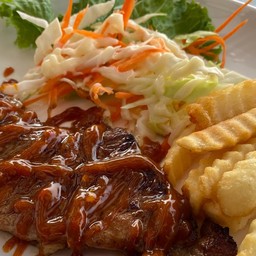 หมูซอสหมาล่า