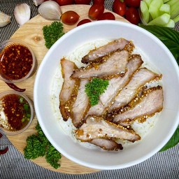 ข้าวคอหมูย่าง