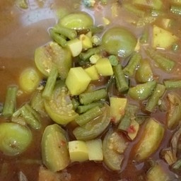 ข้าว+แกงไตปลา