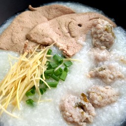 โจ๊กหมู+ตับ