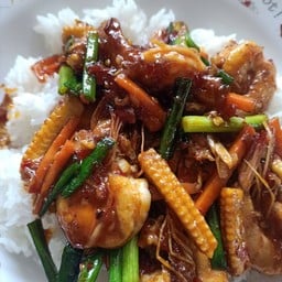ข้าวพริกเผากุ้ง