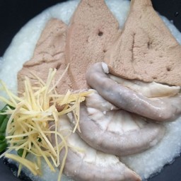 โจ๊ก ตับ + ใส้