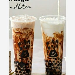 ชานมบราวชูการ์XL/ลายน้ำบราวชูการ์จะละลายไม่เหมือนในรูปนอกจากซื้อหน้าร้าน