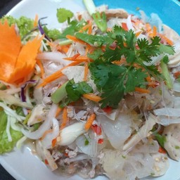 ยำว้นเส้นหมูสับ