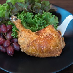สเต็กน่องไก่ซอสอัฟริกัน