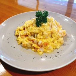 ข้าวไข่ข้นกุ้ง