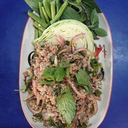 ลาบอีสานหมู