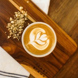 Hot Caramel Crumble Latte