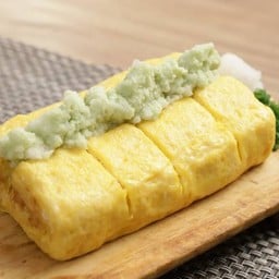 Fuwafuwa Dashimaki Tamago Topped Wasabi