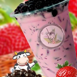 นมสดสตอเบอร์รี่
