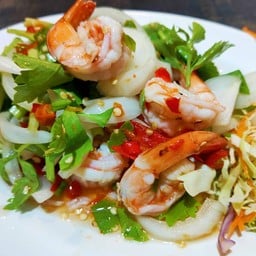 ยำกุ้งสด