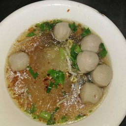 วุ้นเส้นน้ำใสลูกชิ้นอย่างเดียว