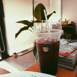 อเมริกาโน่น้ำผึ้ง เย็น