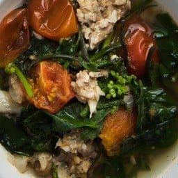 S5 - แกงผักปั๋งใส่จิ้นส้ม