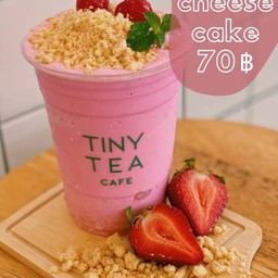 Strawberry cheesecake frappe