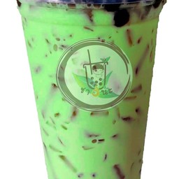 ชาเขียวนมแคนตาลูป