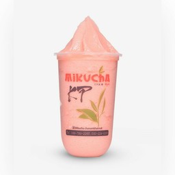 ชาโยเกิร์ตสตอเบอรี่ปั่น