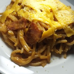 สปาเก็ตตี้ ดับเบิ้ลชีส เบคอน