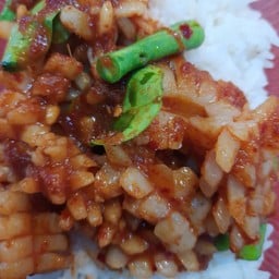 ข้าวพริกแกงปลาหมึก
