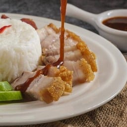 ข้าวหมูกรอบ