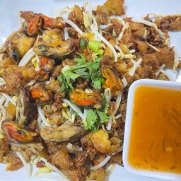 หอยทอด(หอยแมลงภู่)