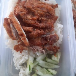 ข้าวมันไก่ทอด