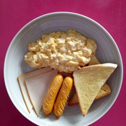 อาหารเช้า ไข่คน