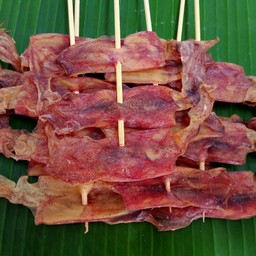 ปลาหมึกย่างตัวเล็ก