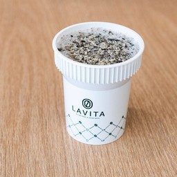 งาดำผสมนม ร้อน