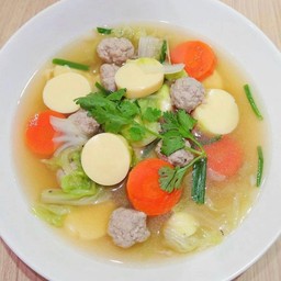 แกงจืดเต้าหู้หมูสับ Clear Soup with Tofu and Minced Pork