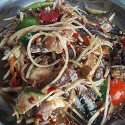 ตำปลาร้าปูม้า