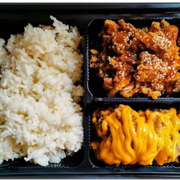 เซ็ตข้าวไก่เกาหลี+ไก่ราดชีส