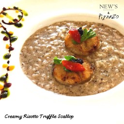 Creamy Risotto Truffle Scallop