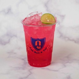 แดงมะนาวโซดา (Red Syrup with Lemon Soda)