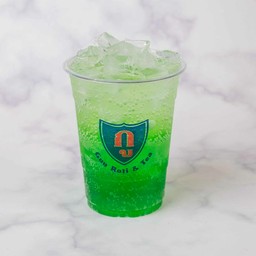 เขียวโซดา (Green Syrup with Soda)