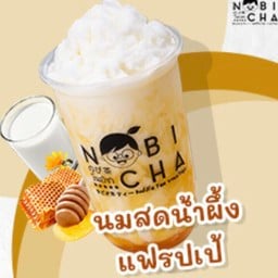นมสดน้ำผึ้งปั่น