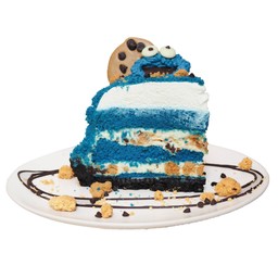 Cookie Monster Cheese Pie
