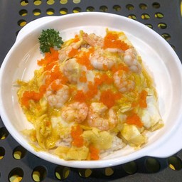 ข้าวไข่ข้นกุ้ง ไข่กุ้ง