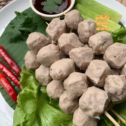 ลูกชิ้นเอ็นหมู 5 ไม้