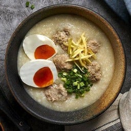 โจ๊กหมูล้วน+ไข่เค็ม+ปาท่องโก๋