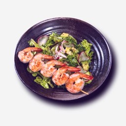 Marinated Grilled Prawns Salad