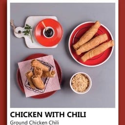 ไก่หยองพริกเผา